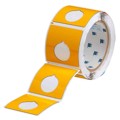 THTEP-170-593-.5YL - LABEL, 2.4 IN H X 2.4 IN W