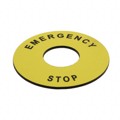 A22N-PE190 - SWITCH NAMEPLATE E-STOP 60MM