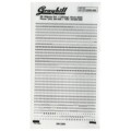 87-DT-2096-088 - LEGEND SHEET SMALL DRY TRANSFER