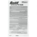 87-DT-2096-125 - LEGEND SHEET MED. DRY TRANSFER