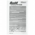 87-DT-2096-187 - LEGEND SHEET LARGE DRY TRANSFER