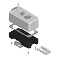 74-00003.1 - HOUSING WHITE (WITH SWITCH AND C