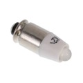 10-2J13.1069 - SINGLE-LED T1 3/4 MG WHITE 28V A
