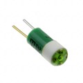 10-4613.3105B - 4 CHIPS-LED T1 BI-PIN GREEN 28VD