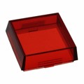 704.703.2 - LENS CAP SQUARE RED 30X30 PLASTI