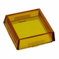 704.703.4 - LENS CAP SQUARE YELLOW 30X30 PLA