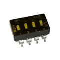 219-4LPST - SWITCH SLIDE DIP SPST 100MA 20V