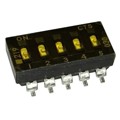 219-5LPSTR - SWITCH SLIDE DIP SPST 100MA 20V