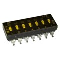 219-7LPST - SWITCH SLIDE DIP SPST 100MA 20V