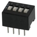 208-4 - SWITCH SLIDE DIP SPST 50MA 24V