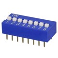 DS01-254-L-08BE - DIP SWITCH, SPST, 2.54 PITCH, RA