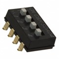 SDA04H1SBD - SWITCH SLIDE DIP SPST 25MA 24V