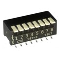 193-8MS - SWITCH PIANO DIP SPST 50MA 24V