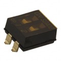 SDA02H0SBR - SWITCH SLIDE DIP SPST 25MA 24V