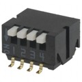 CHP-041TB - SWITCH PIANO DIP SPST 100MA 6V