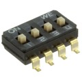 418121270804 - SWITCH SLIDE DIP SPST 25MA 24V