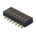 SDA07H0SBR - SWITCH SLIDE DIP SPST 25MA 24V
