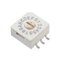 221AMA16R - SWITCH ROTARY DIP HEX 100MA 50V