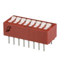 76SB08S - SWITCH ROCKER DIP SPST 150MA 30V