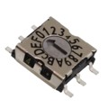 P25SMT103TR - SWITCH ROTARY DIP HEX 100MA 42V