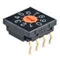 FR01FR10P-W-S - SWITCH ROTARY DIP BCD 100MA 5V