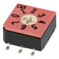 CD10RM0SK - SWITCH ROTARY DIP BCD 0.40VA 20V
