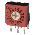 CD16RM0AK - SWITCH ROTARY DIP HEX 0.40VA 20V