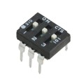 210-3MS - SWITCH SLIDE DIP SPST 100MA 20V