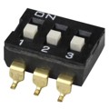 DS04-254-2-03BK-SMT - DIP SWITCH, SPST, 2.54 PITCH, FL