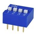 DS01-254-S-04BE - DIP SWITCH, SPST, 2.54 PITCH, RA