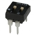 209-2LPST - SWITCH SLIDE DIP SPST 100MA 20V