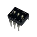 209-3MS - SWITCH SLIDE DIP SPST 100MA 20V