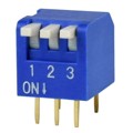 DS02-254-2L-03BE - DIP SWITCH, SPST, 2.54 PITCH, FL