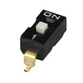 DS04-254-2-01BK-SMT-TR - DIP SWITCH, SPST, 2.54 PITCH, FL