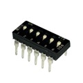210-6MS - SWITCH SLIDE DIP SPST 100MA 20V