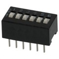 208-6 - SWITCH SLIDE DIP SPST 50MA 24V