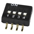 DS05-127-2-04BK-SMT-TR - DIP SWITCH, SPST, 1.27 PITCH, FL