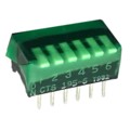 195-6MST - SWITCH PIANO DIP SPST 50MA 24V