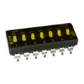 219-7MSTR - SWITCH SLIDE DIP SPST 100MA 20V