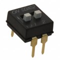 SDA02H1BD - SWITCH SLIDE DIP SPST 25MA 24V