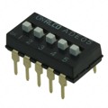 1825057-4 - SWITCH SLIDE DIP SPST 100MA 24V