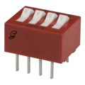 76SB04ST - SWITCH ROCKER DIP SPST 150MA 30V