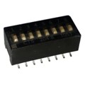 204-8ST - SWITCH SLIDE DIP SPST 50MA 24V