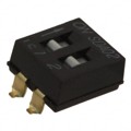 SDA02H0SBD - SWITCH SLIDE DIP SPST 25MA 24V