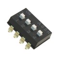 A6SN-4102-P - SWITCH SLIDE DIP SPST 25MA 24V