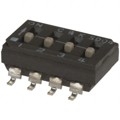 SD04H1SBR - SWITCH SLIDE DIP SPST 100MA 25V