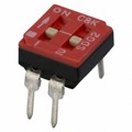 SD02H0B - SWITCH SLIDE DIP SPST 100MA 25V