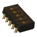 SDA05H0SB - SWITCH SLIDE DIP SPST 25MA 24V