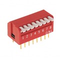 KAP1108R - SWITCH PIANO DIP SPST 25MA 24V