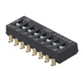 SDA08H0SBD - SWITCH SLIDE DIP SPST 25MA 24V